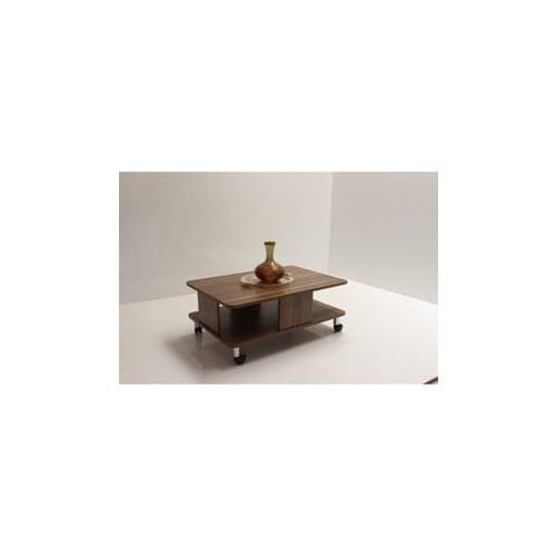 Modern lux Oval Edge Medium Coffee table With Wheels for Lux Antique White-Antique White coffe table