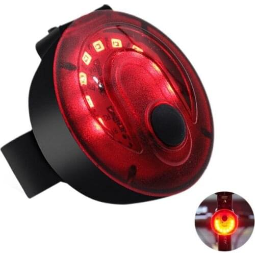Smiley Tail Lights 500 MAh COB LED Bicycle Tail Light USB Rechargeable Waterproof Bike Brake Sensing Safety Warning Light