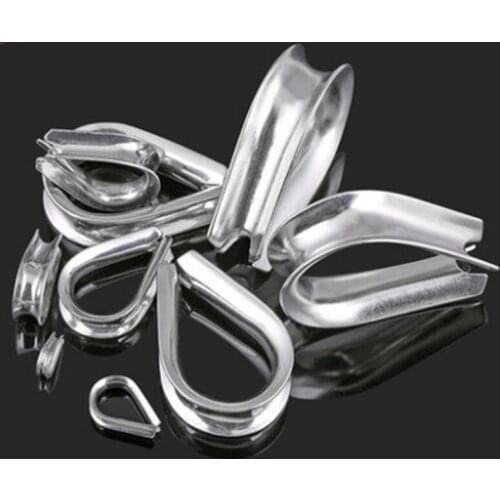 1pcs Standard 304 stainless steel rings cork rings wire rope rings triangular rings