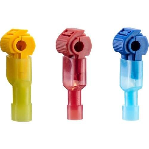 10Pcs Electric Car Audio Quick Splice Crimp Scotch Lock Wire Connectors Terminals 22-10AWG 0.5mm-6mm
