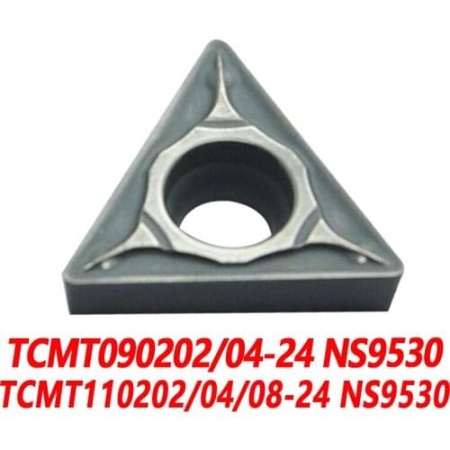 100% Original TCMT090202-24 NS9530 TCMT090204-24 TCMT110202-24 TCMT110204-24 TCMT110208-24 Carbide Insert Blades Efficient High
