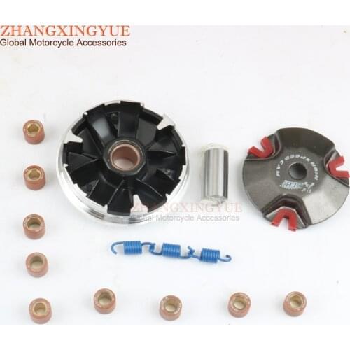1000 RPM Blue Clutch Springs & Performance 18mm Variator Set w/6g 7g 8g rollers for YAMAHA Scooter Minarelli JOG50 Zuma 1E40QMB