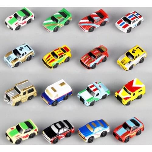 12pcs/Set Mini Car 1:120 Baby Toys Car Boys Gifts For Childrens Toy Cake Decoration Style Random style