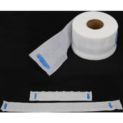 1Roll Neck Ruffle Roll Paper Hair Haircut Collar Paper Cutting Salon Hairdressing Collar Accessory Necks Covering Disposable