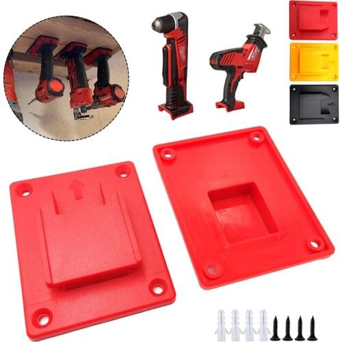 Tool Holders for Dewalt 14.4V 18V 20V Drill with 4 Mounting Nails Tool Mount Fit for Milwaukee M18 18V Tools Hanger Accessories
