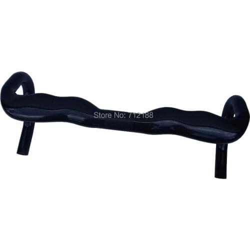 FLX-HB-011 : Carbon Glossy Cycling Road Bike Handlebar 400mm, 420mm , 440mm - 31.8mm