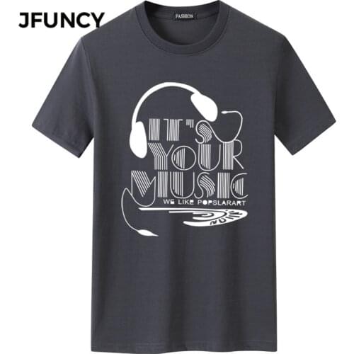 JFUNCY Oversized Mens T-shirts Harajuku Graphic T Shirts Summer Cotton Casual Men T-shirt Short Sleeve Man Top Camisetas