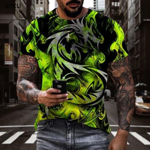 3d Tshirt Dragon T shirt Men Animal Shirt Print Art T-shirts 3d Painting Funny T shirts Mens Clothing T shirts New Style O-Neck
