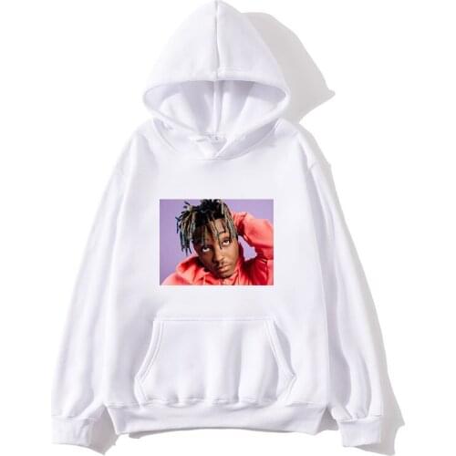 Hot sale black and white red J UICEWrld hoodie sweatshirt juice wrld juice wrld juicewrld trap rap rainbow fault juice world