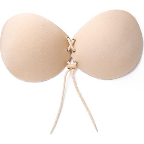 Hot New Sexy Push Up Bra Silicone Bralette Lace Backless Strapless Bras Invisible Bras For Women Wedding Bikini wireless bra