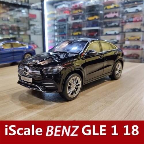 Black 1/18 iScale For Daimler Mercedes Benz GLE Coupe 2019 Diecast Model CAR Toys kids Boys Collection Metal,Plastic,Rubber