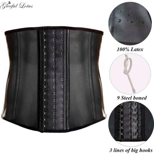 Men Shapewear Modeling Strap Male Slimming Belt Abdominal Binder Body Shaper Latex Waist Trainer Corset For Slimming Underwear