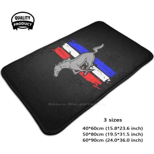 American Pony Soft House Family Anti-Slip Mat Rug Carpet Classic American Muscle Car Old New Gt 1965 1968 1967 1970 2015 2019