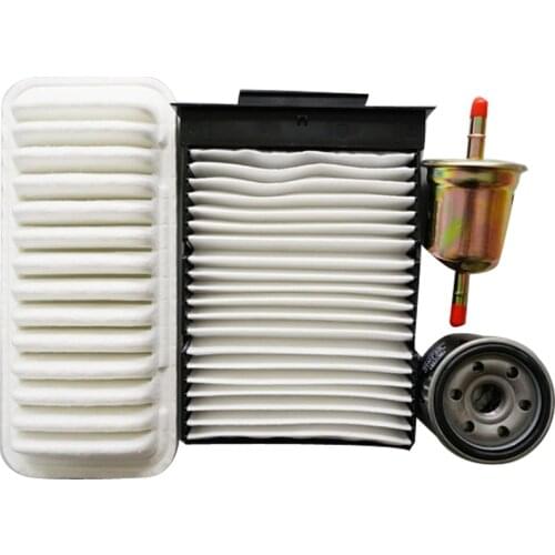 Set Filters for BYD F0 Air +Oil +cabin Air + Gasoline Filter 17801-23030 15601-87703 BYDLK-8101014 BYD8121003-A