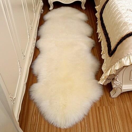 Real Sheepskin Wool Luxury Rugs and Carpet for Living Room Thicken Soft Shaggy Area Chair Cover Home Mats decoration customized