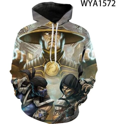 Mortal Kombat 2021 New 3D Print Hoodies Men Women Casual Sweatshirts Game MK Hoodie Cool Boy Girl Kids Pullover Hoody Streetwear