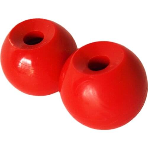 29.5mm Plastic Red Balls For Boat Canoe Kayak Rudder Control System 2 Piece Pack Tail Rudder for Rowing Boats