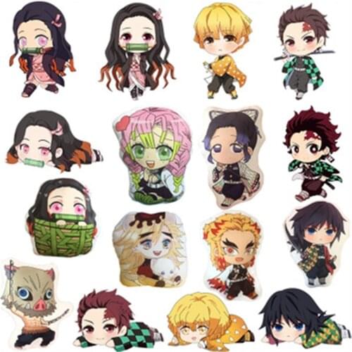 10cm Demon Slayer: Kimetsu No Yaiba Kamado Nezuko Plush Pendant Doll Pillow