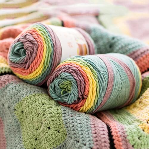 100g 193M Knitting Yarn Crochet DIY Handmade Needlework Yarn Knitted Baby Sweater Hat Scarf Sofa Cushion Cake Yarn