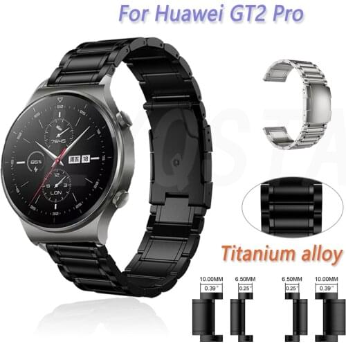 Fashion Classic Titanium Alloy Watchband For Huawei Watch GT2 Pro Watches Comfortable Accessory For Huawei GT 2 Pro Wristband