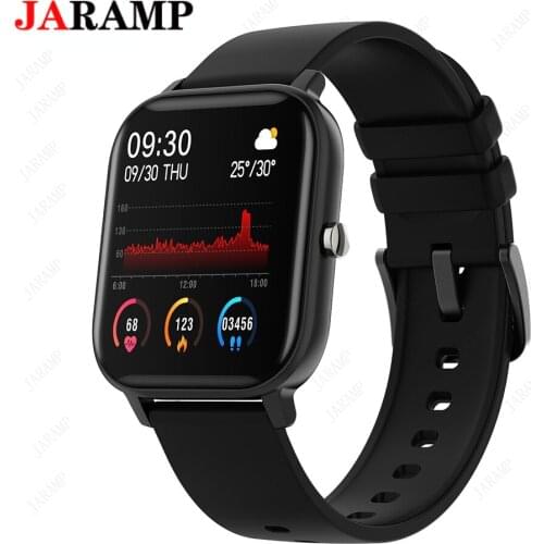 JARAMP P8 1.54 Inch Smart Watch Men Full Touch Fitness Tracker Blood Pressure Smart Clock Women GTS Smartwatch for Xiaomi HUAWEI