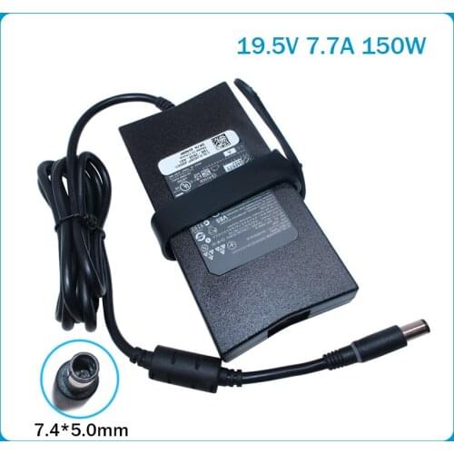 New Very large Ac Adapter 19.5V 7.7A 150W laptop charger for Dell Alienware 15 R1 M15x Inspiron M170 M1710 M2010 9100 9200 DA150