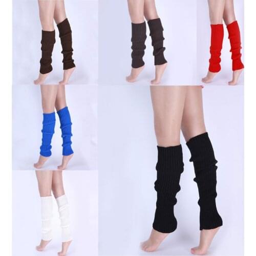 1pair Stylish Women Kniting Leg Warmer Winter Knit Crochet Fashion Lady Legging Foot Warmer LXH