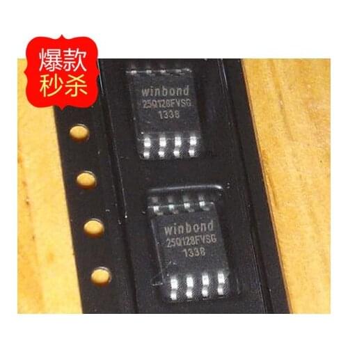 10PCS New original authentic W25Q128FVSSIG 25Q128FVSG SOP8