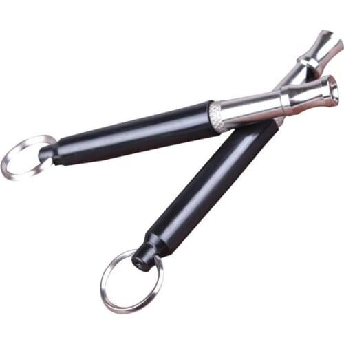 1000pcs Pet Dog Cat Training Obedience Black Whistle Ultrasonic Supersonic Sound Pitch Quiet Trainning Whistles Pets Supplies SN