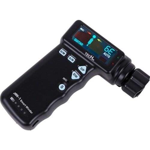 2in1 Electric guitar stringer Instrument pickup rechargeable Automatic winder top chord tuner for guitar Yukrili