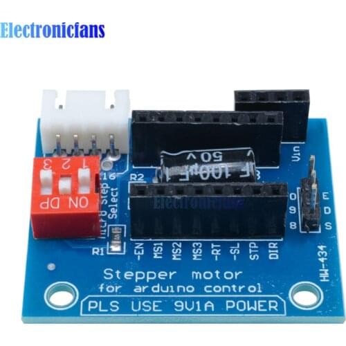5Pcs 3D Printer A4988 DRV8825 Stepper Motor Driver Control Panel Board Expansion Board Module V1.1 Active Component