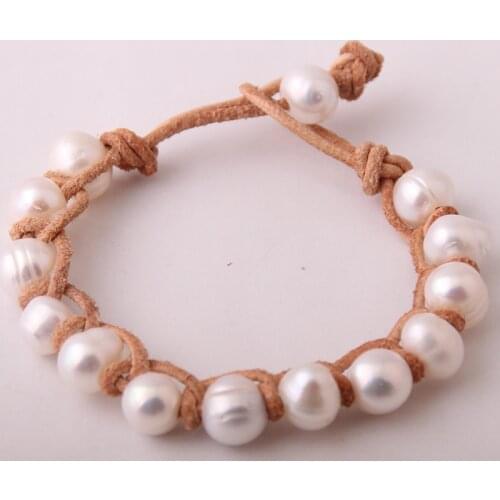 Free shipping Fashion Women Dress Pearl Armband Freshwater Pearls Bracelets