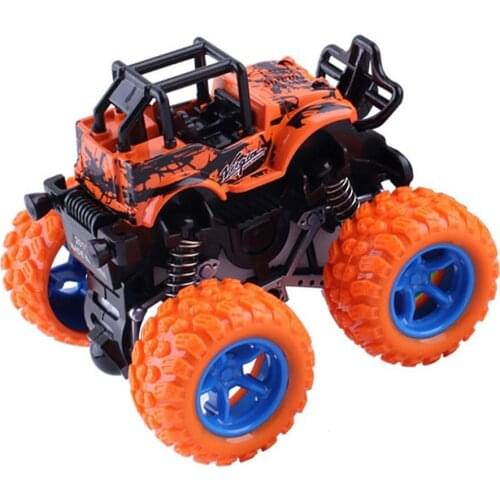 Big Wheel Monster Truck 360 Degree Flipping Car Inertia Friction Power SUV Diecast Outdoor Toys For Children Boys Birthday Gifts
