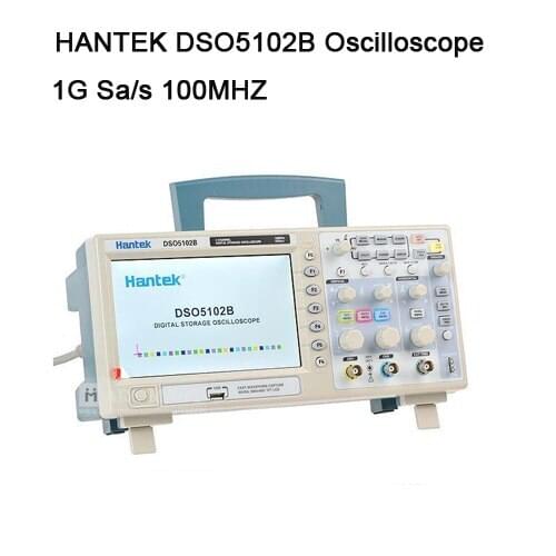 Fast arrival Hantek DSO5102B Digital storage oscilloscope usb 100MHz 1GSa/s 25GSa/s 2 Channel