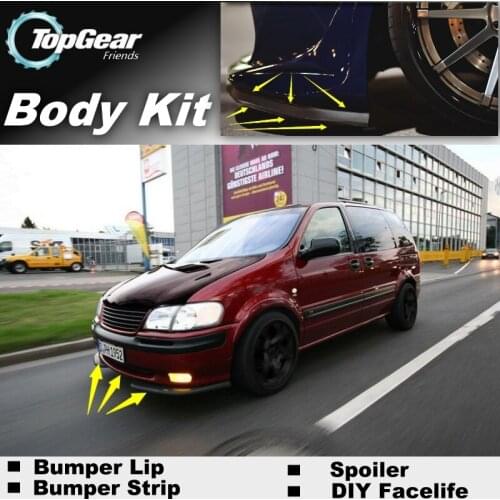 Bumper Lip Deflector Lips For Opel Sintra For Vauxhall Sintra Front Spoiler Skirt For Top Gear Friends Tuning / Body Kit Strip