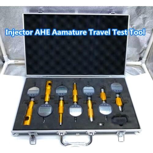 For Bosch CRIN1 CRIN2 Denso Cat Diesel Common Rail Injector Solenoid Valve AHE Armature Lift Travel Measuring Tool Set