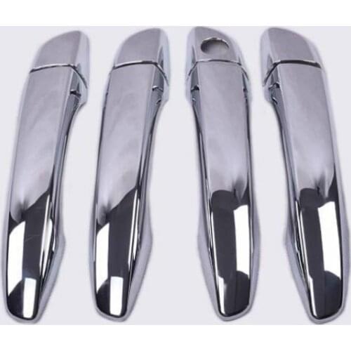 FUNDUOO For Peugeot 3008 2017 2018 2019 2020 New Chrome Car Door Handle Cover Trim Sticker Free Shipping
