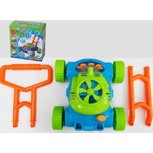 Bubble Lawn Mower - Electronic Bubble Blower Machine - Fun Bubbles Blowing Push Toys for Kids -Best Birthday Gift for Toddlers