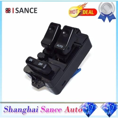 ISANCE Electric Master Power Window Switch Control Front Right Drive Side S09A-66-350A09 For Mazda 323F 1994 1995 1996 1997 1998