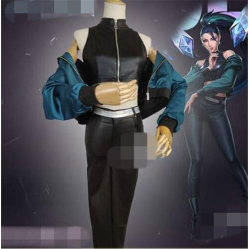 Anime 2020 lol The BEDDEST KDA Kaisa new skin kda cosplay costumes Women Jacket For Halloween Black Costume