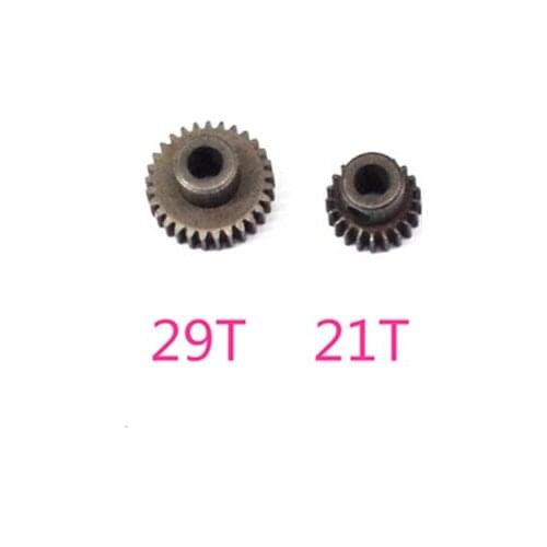 2PCS 21T 26T 29T 0.6 Modulus Miniature Steel Motor Gears Center Hole 5mm Suitable for Changing HSP 1/10 Electric Car Model Shaft