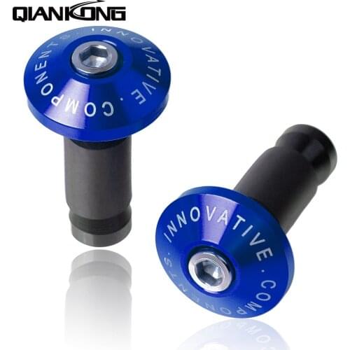 7/8"22 mm CNC motorcycle handlebar cap motocross handle bar grips ends For Suzuki GSXR1000 GSXR600 GSXR750 GSXR GSR600 GSR750