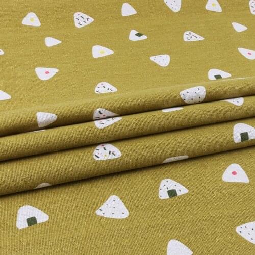 Nanchuang Printed Cotton Linen Fabric For Quilting Sewing DIY Sofa Table Cloth Furniture Cover Curtain Bags Cushion Fabric