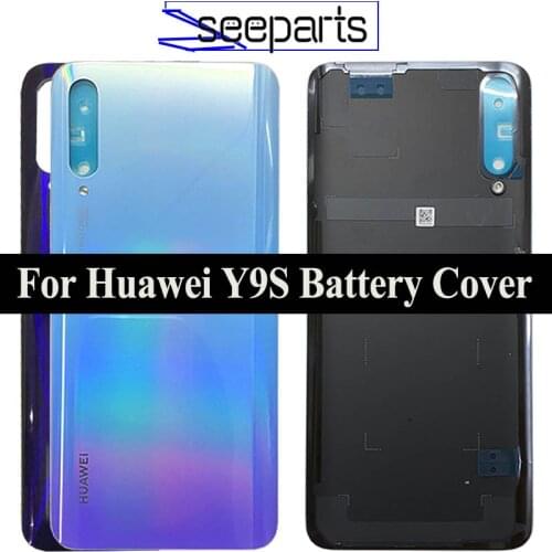 Original For Huawei Y9s Battery Cover P smart Pro 2019 Rear Door Housing Back Case Replaced Phone For Huawei Y9S Back Cover