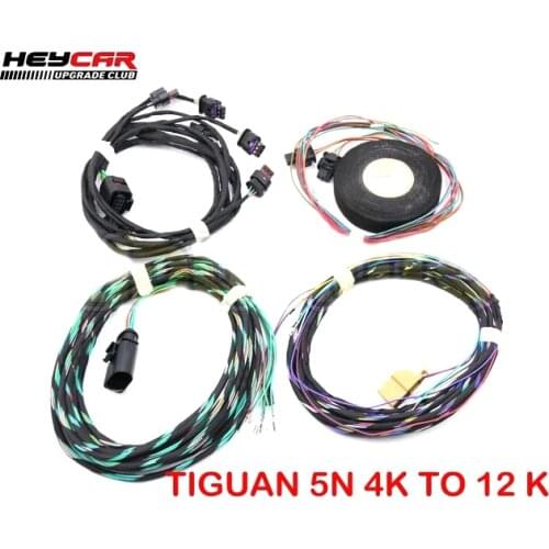 Auto Parking PLA 2.0 Play&Plug 4K To 8K & 4K To 12K & 8K To 12K Install Harness Wire For Tiguan 5N