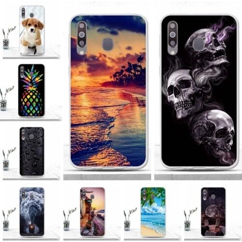 Luxury Fundas Case For Samsung Galaxy M30 M305F/DS Case Cover Soft TPU Silicone Phone Cover Coque For Samsung Galaxy M30 Case