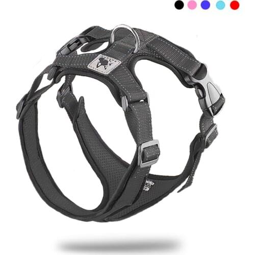 Pet Dog Harness Vest Nylon Mesh Dog Harness Adjustable Soft Breathable Harness for Dogs Puppy Collar Cat Pet Dog Chest Strap