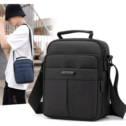 Personal Pocket Shoulder Bag Casual All-match Business Mens Bag Vertical Waterproof Oxford Cloth One-shoulder Diagonal Bag