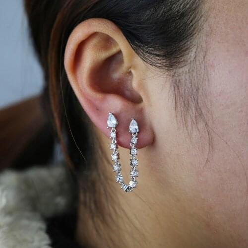 TASTEWAITTING Earrings With Stones