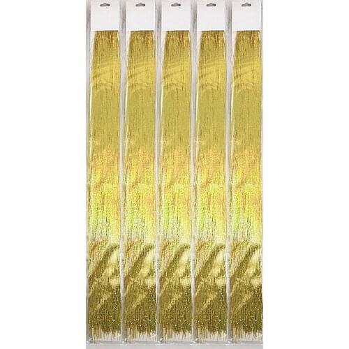 PRODİVA HAIR ACCESSORIES KLİPSLİ SILVERY HAIR İPİ-YELLOW-10 PACK/20 PCS